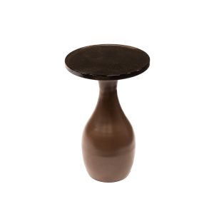 Giga Meubel Bijzettafel Eclipse – Koper Metaal/Glas – 30x30x45cm Giga Meubel Bijzettafel Eclipse – Koper Metaal/Glas – 30x30x45cm