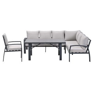 Garden Impressionslounge dining set Cameron 4-delig rechts incl stoel