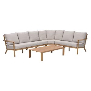 Garden Impressions Loungeset Ariane 5-delig – light teak look Garden Impressions Loungeset Ariane 5-delig – light teak look