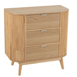 J-Line kast Rond – dennenhout – naturel – large
