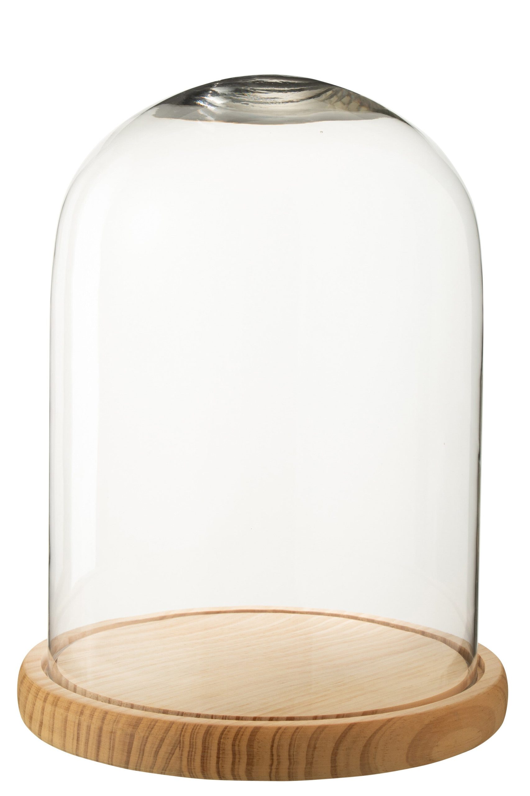 J-Line Decoratieve stolp - glas - naturel - large