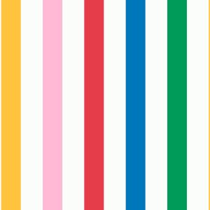 Joules Vliesbehang – Country Critters Chunky Stripe Rainbow – 10mx52cm