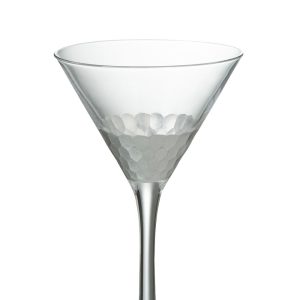 J-Line cocktailglas – glas – zilver – 6 stuks J-Line cocktailglas – glas – zilver – 6 stuks