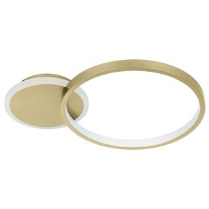 EGLO plafondlamp Gafares – led – 40,5 cm – goud/wit – dimbaar EGLO plafondlamp Gafares – led – 40,5 cm – goud/wit – dimbaar