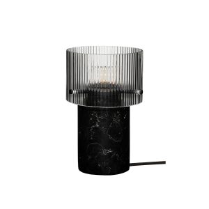Hübsch tafellamp Revolve – glas/marmer – ø16xh27cm, e14