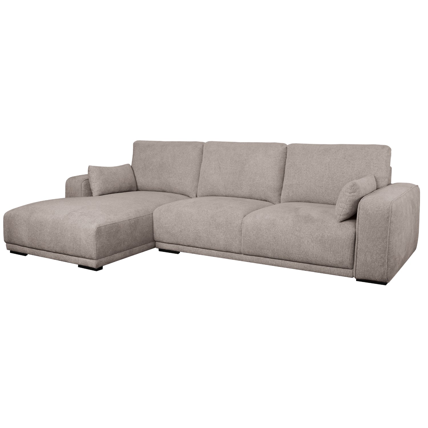Furnhouse chaise longue bank links California - Beige - Stof - 105x305