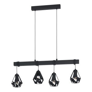 EGLO hanglamp Townshend 7 – e27 – zwart EGLO hanglamp Townshend 7 – e27 – zwart