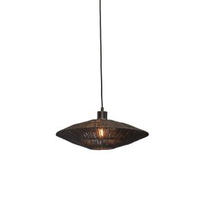 GOOD&MOJO hanglamp Iguazu – zwart – Ø40cm GOOD&MOJO hanglamp Iguazu – zwart – Ø40cm