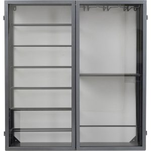 Kare Design Flessenhouder Porto 80x75cm zwart