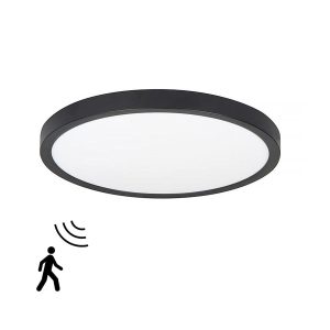 Highlight plafondlamp Piatto – 1 lichts – 30.5 x 2.5 cm – zwart Highlight plafondlamp Piatto – 1 lichts – 30.5 x 2.5 cm – zwart