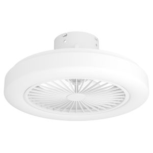 EGLO plafondventilator met lamp Ortona – ø46cm – wit – led dimbaar EGLO plafondventilator met lamp Ortona – ø46cm – wit – led dimbaar