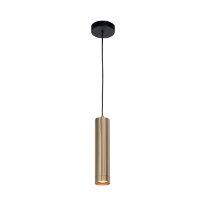 Highlight hanglamp Perugia – 1 lichts – 12 x 150 cm – zwart mat goud Highlight hanglamp Perugia – 1 lichts – 12 x 150 cm – zwart mat goud