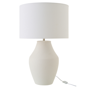 J-Line tafellamp Henri – keramiek – wit