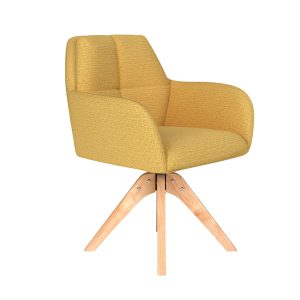 Housecraft Living Pete Eetkamerstoel Draaibaar Hout Okergeel Housecraft Living Pete Eetkamerstoel Draaibaar Hout Okergeel