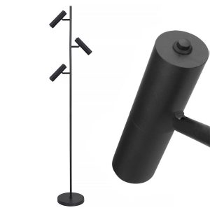 Freelight vloerlamp Undici – 3 lichts – 22 x 165 cm – zwart Freelight vloerlamp Undici – 3 lichts – 22 x 165 cm – zwart