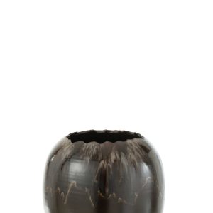 J-Line bloempot – keramiek – bruin – small – Ø 30 cm J-Line bloempot – keramiek – bruin – small – Ø 30 cm