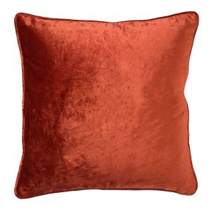 CHLOE | sierkussen 50×50 cm | Potters Clay | oranje | Hoii | met duurz CHLOE | sierkussen 50×50 cm | Potters Clay | oranje | Hoii | met duurz