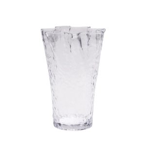 Hübsch vaas Ruffle – glas – ø23xh30cm