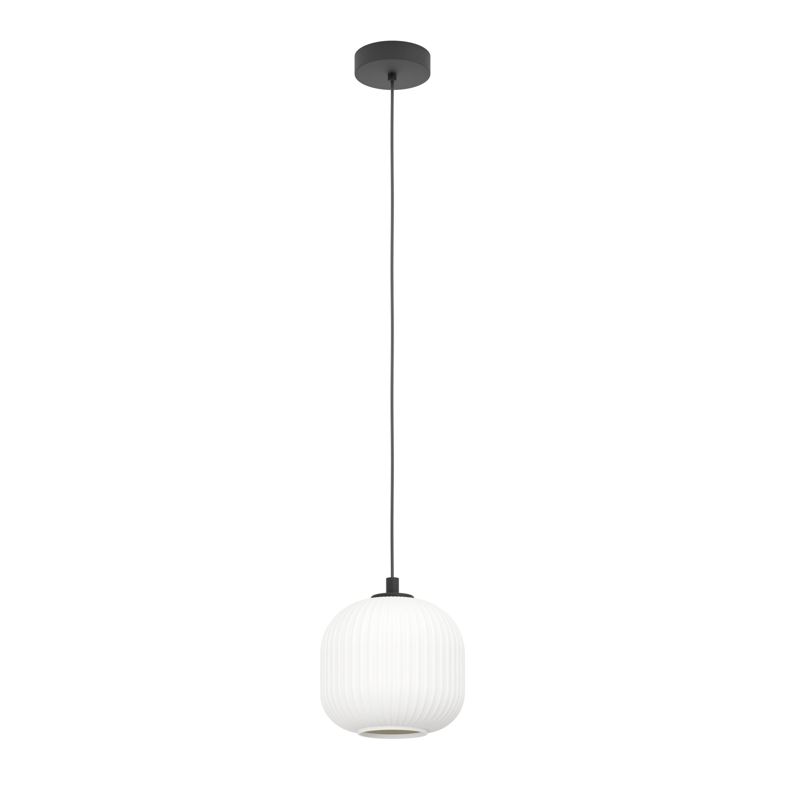 EGLO hanglamp Mantunalle - e27 - ø 20 cm - zwart