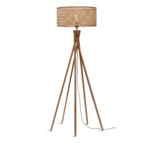 GOOD&MOJO vloerlamp Java – bruin – Ø50cm GOOD&MOJO vloerlamp Java – bruin – Ø50cm