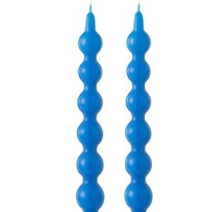 J-Line kaars Kalebas – blauw – 5U – doos van 2 J-Line kaars Kalebas – blauw – 5U – doos van 2