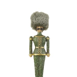 J-Line figuur Notenkraker Bont Hoed Glitter – polyresin – groen – medi J-Line figuur Notenkraker Bont Hoed Glitter – polyresin – groen – medi