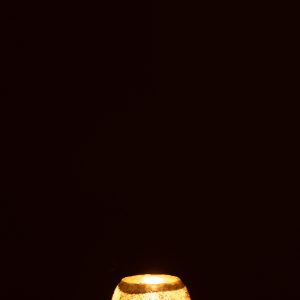 J-Line windlicht Frosty Rond – glas – zilver – small – 2 stuks J-Line windlicht Frosty Rond – glas – zilver – small – 2 stuks