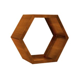 Home Deluxe – ANTARES stalen houten plank – roestvrijstalen look – Mad