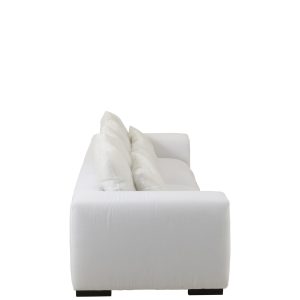 J-Line onderstel Zetel + 9 Kussens Monaco Xl – textiel – wit
