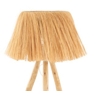 J-Line lamp Bahamas – hout/gras – naturel J-Line lamp Bahamas – hout/gras – naturel