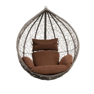 Home Deluxe Hangstoel CIELO bruin wicker + kussen Home Deluxe Hangstoel CIELO bruin wicker + kussen