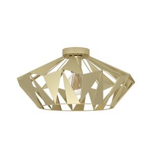 EGLO plafondlamp Carlton – e27 – ø 47 cm – goud – staal EGLO plafondlamp Carlton – e27 – ø 47 cm – goud – staal