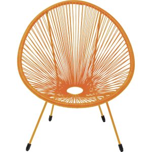 Kare Design Tuinfauteuil Acapulco Mono oranje Kare Design Tuinfauteuil Acapulco Mono oranje