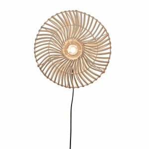 GOOD&MOJO wandlamp Zanzibar – wit – Ø55cm GOOD&MOJO wandlamp Zanzibar – wit – Ø55cm