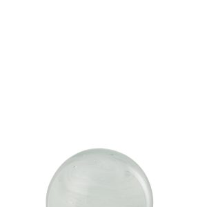 J-Line presse-papier Twister Rond – glas – wit – small J-Line presse-papier Twister Rond – glas – wit – small