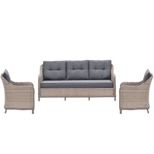Garden Impressions loungeset – Nova vintage willow – 3-delig Garden Impressions loungeset – Nova vintage willow – 3-delig