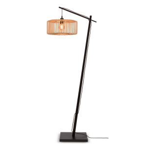 GOOD&MOJO vloerlamp Bromo – zwart – Ø40cm