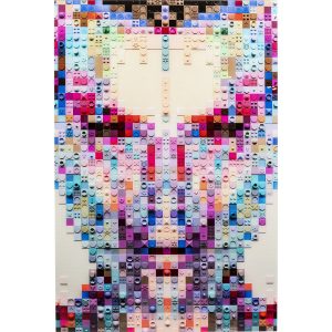 Kare Design Wandfoto pixel gezicht 80x120cm Kare Design Wandfoto pixel gezicht 80x120cm