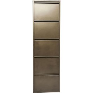 Kare Design Schoenenkast Caruso – bronze – 5 laden Kare Design Schoenenkast Caruso – bronze – 5 laden