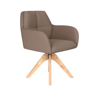 Housecraft Living Pete Eetkamerstoel Draaibaar Hout Taupe Housecraft Living Pete Eetkamerstoel Draaibaar Hout Taupe