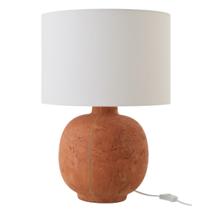 J-Line tafellamp Bal – keramiek – terracotta