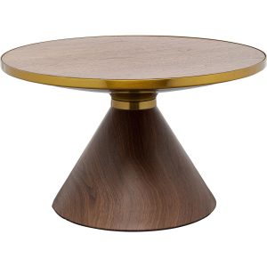 Kare Design Salontafel Cono Ø70cm walnoot Kare Design Salontafel Cono Ø70cm walnoot
