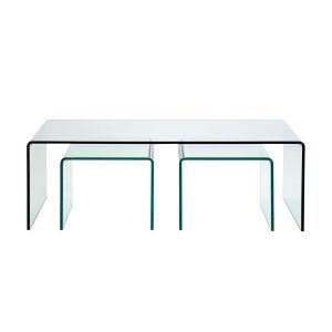 Kare Design Salontafel Visible Clear (3/Set) Kare Design Salontafel Visible Clear (3/Set)