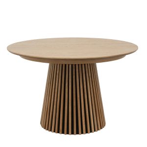 Furnhouse uitschuifbare eettafel Svendborg – Natuurlijk eikenhout – Ø Furnhouse uitschuifbare eettafel Svendborg – Natuurlijk eikenhout – Ø