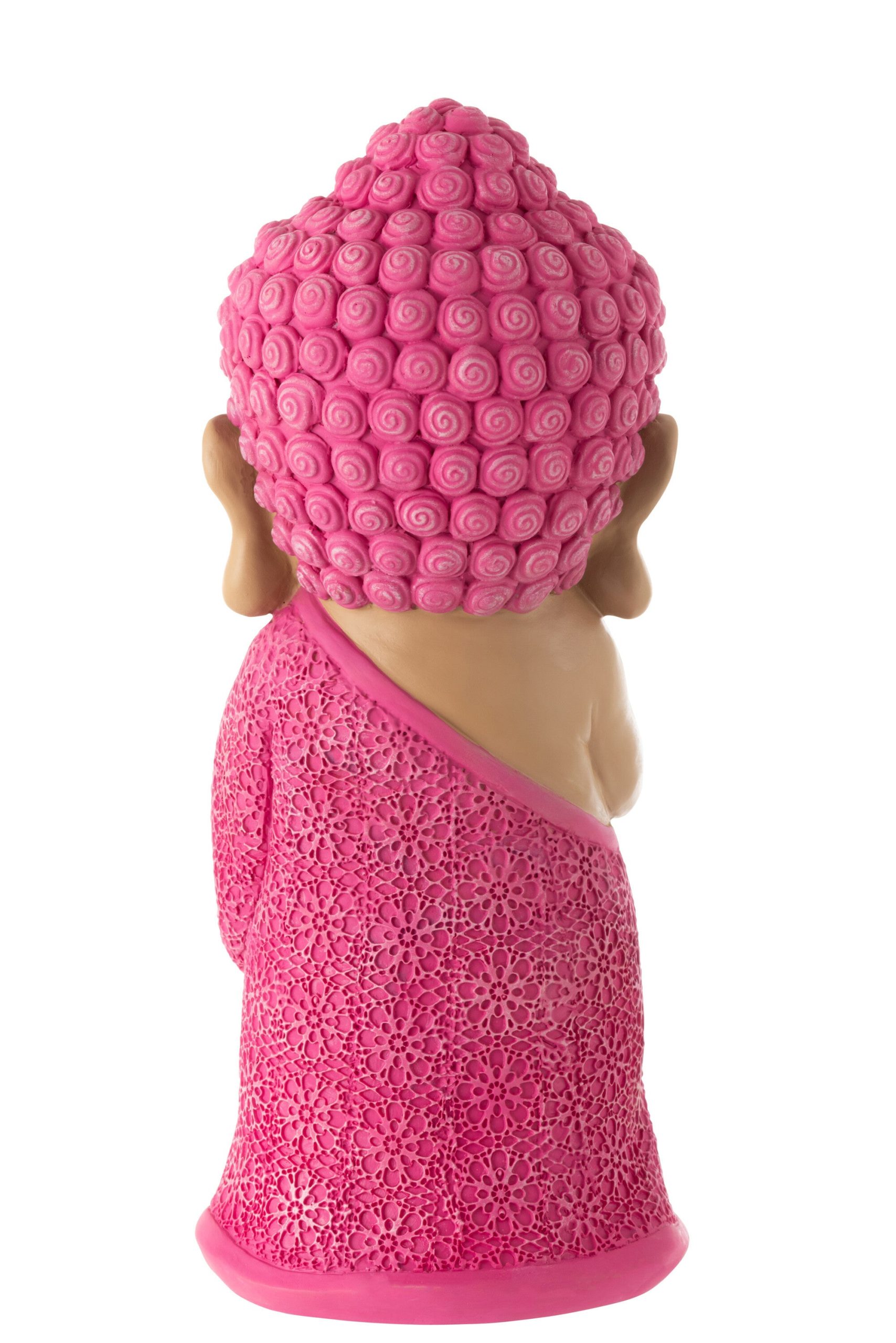 J-Line figuur Monnik Bidden - polyresin - roze