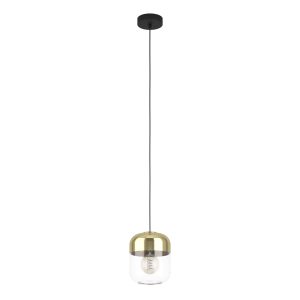 EGLO hanglamp Maryvilla – e27 – ø 17 cm – goud/zwart