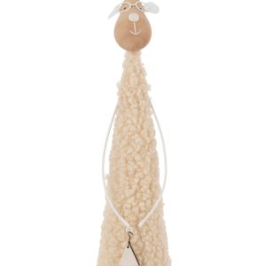 J-Line figuur Rendier deco teddy – metaal/hout – beige/naturel – large J-Line figuur Rendier deco teddy – metaal/hout – beige/naturel – large