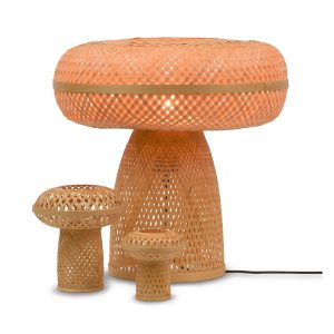 GOOD&MOJO tafellamp Palawan – bruin – Ø40cm
