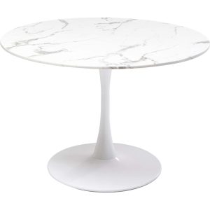 Kare Design Eettafel Veneto Ø110cm marmer wit