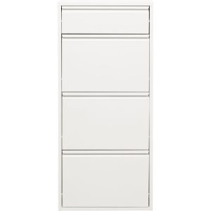 Kare Design Schoenenkast Caruso – wit – 3+1 laden Kare Design Schoenenkast Caruso – wit – 3+1 laden